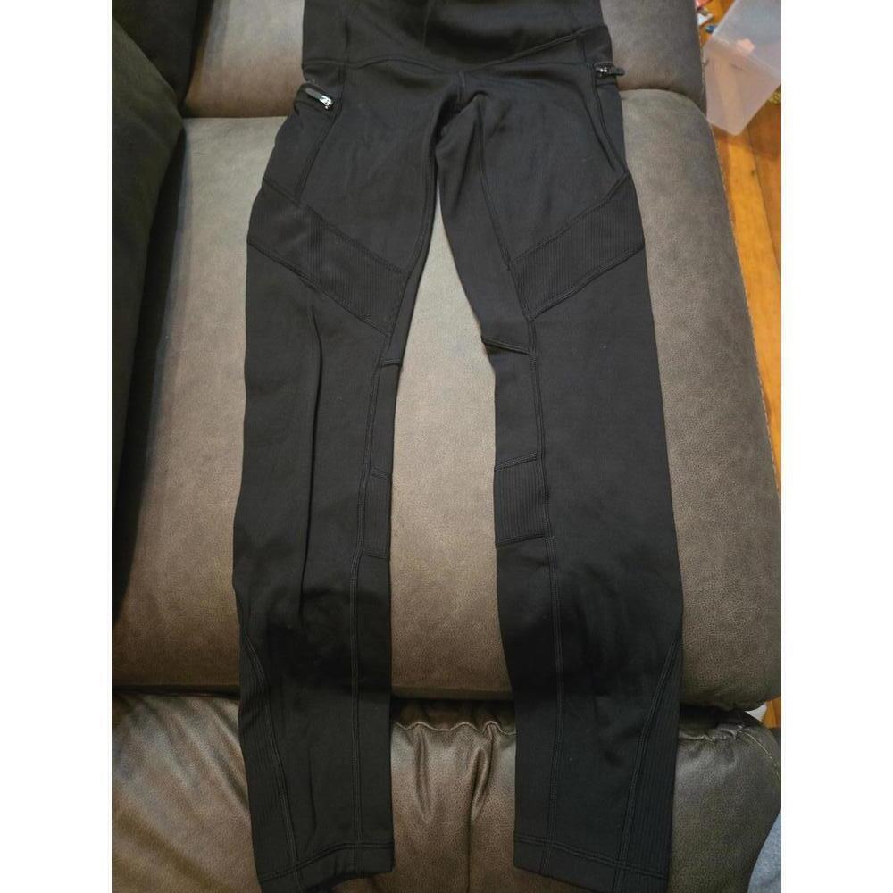 Lululemon Black Women's Leggings Size 4 - Picture 1 of 5